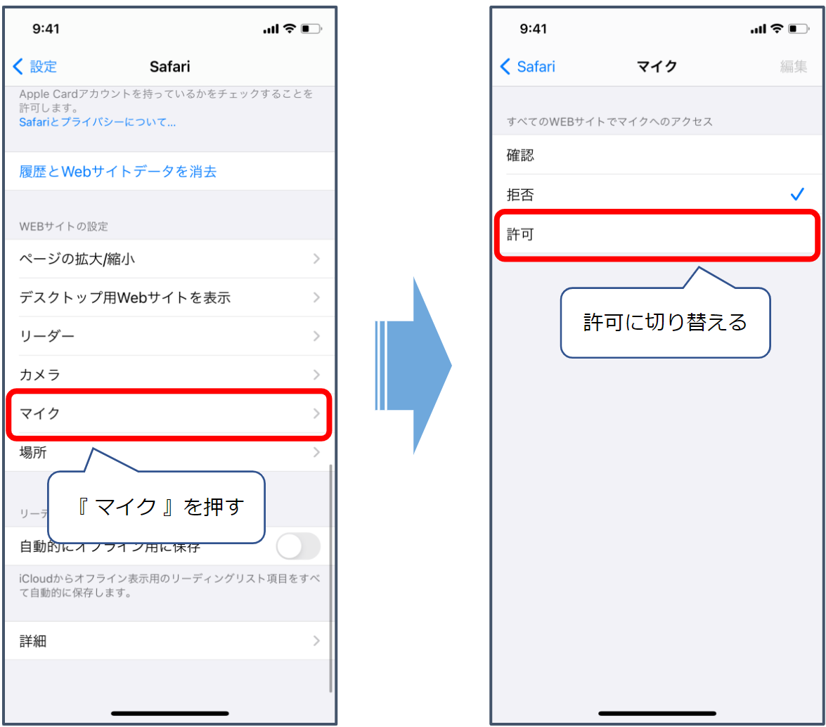 マイク様確認用